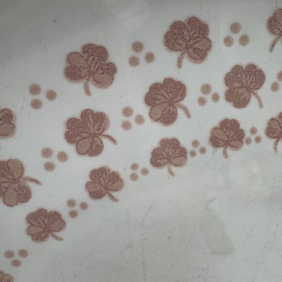 FALLING LEAVES by Denby Small Platter Oval 12.75" made in England Stoneware pink - Picture 3 of 10